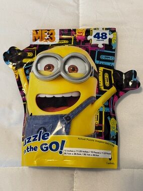 Minions Puzzle On The Go! Yellow Minion Travel Puzzle